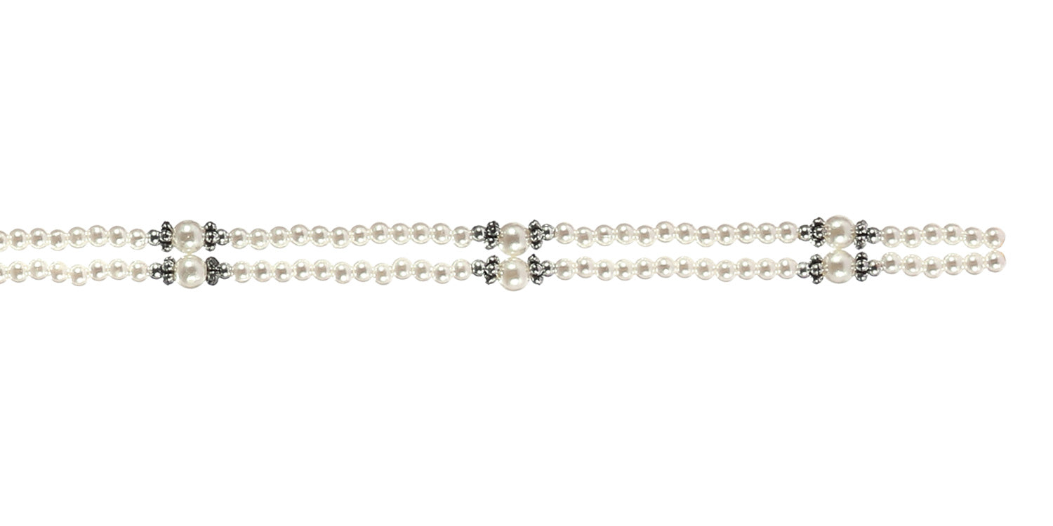 Danube -cords white pearl