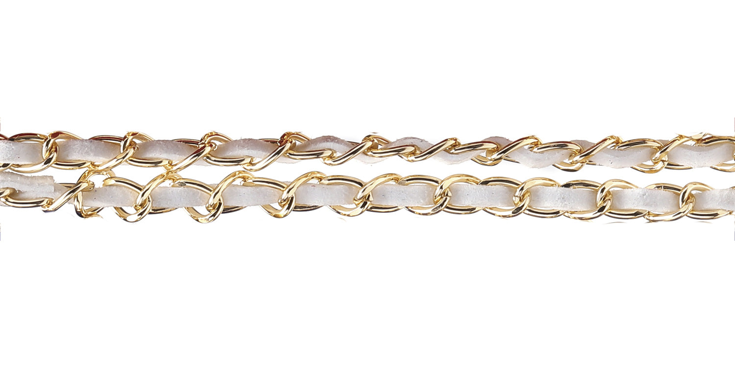 Mackenzie -cords white-gold