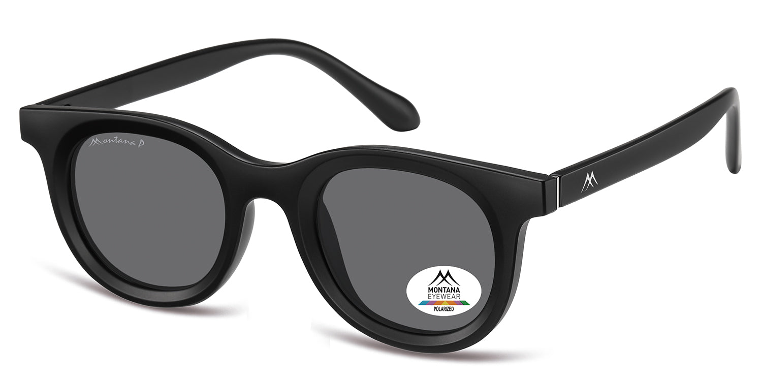 Bayport matt black - smoke lenses