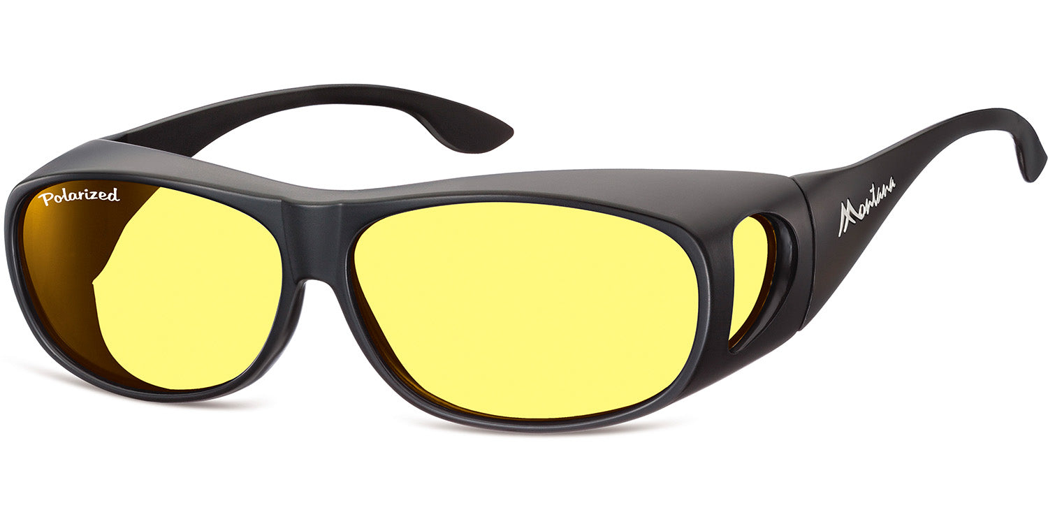 matt black - yellow lenses