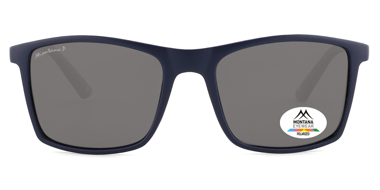 matt dark blue - smoke lenses