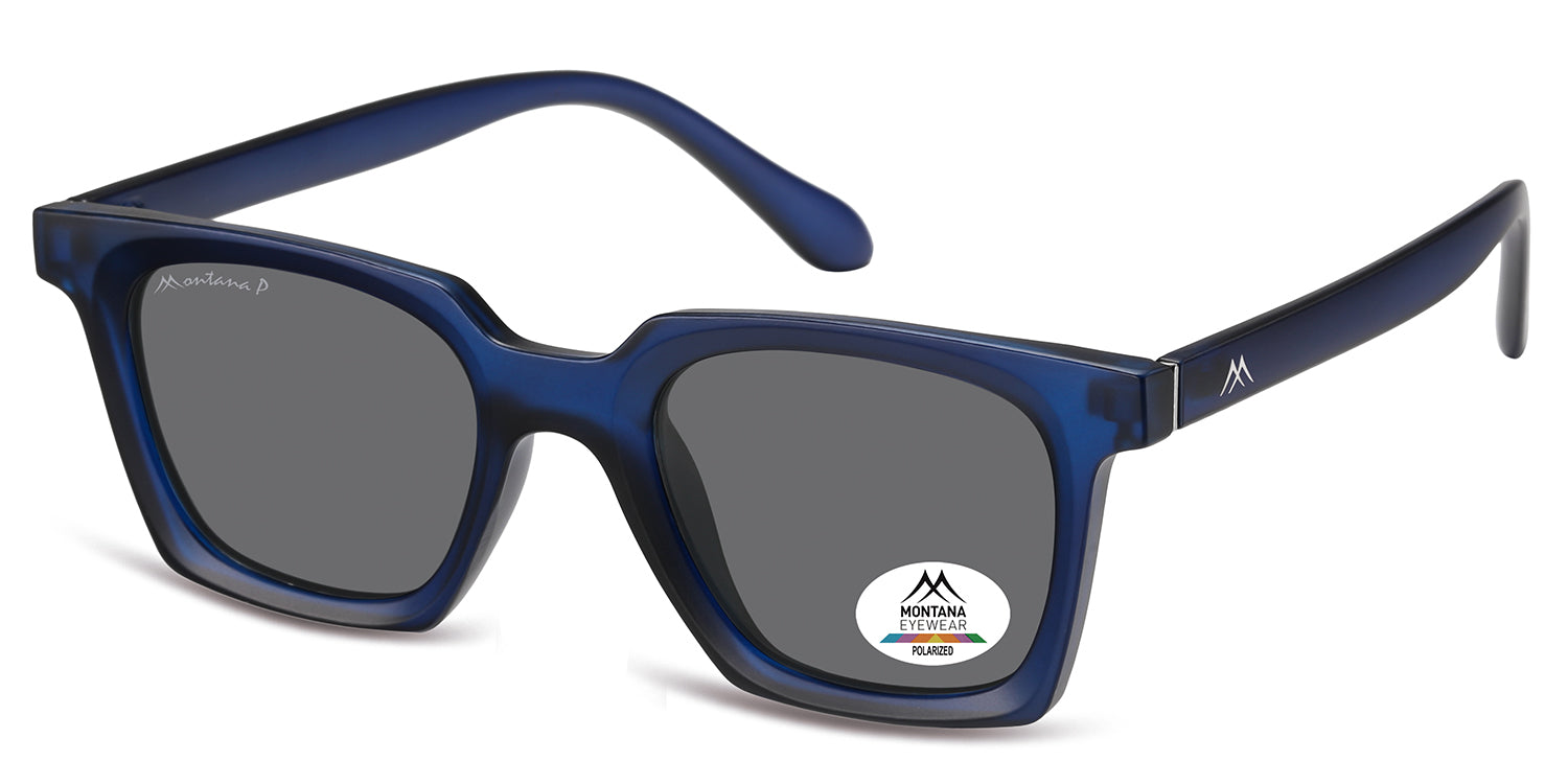 Malta matt dark blue - smoke lenses