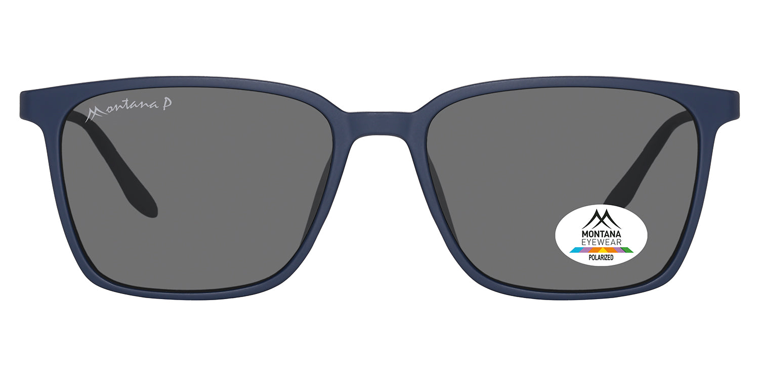 matt dark blue - smoke lenses