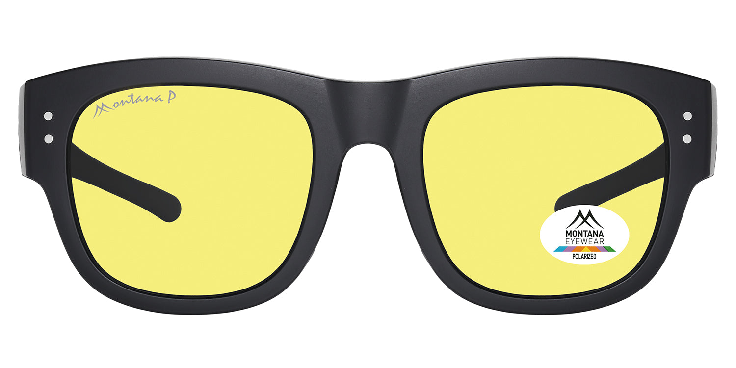 matt black - yellow lenses