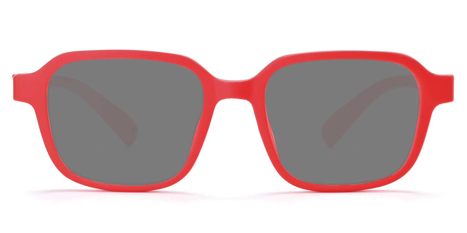 matt red - smoke lenses