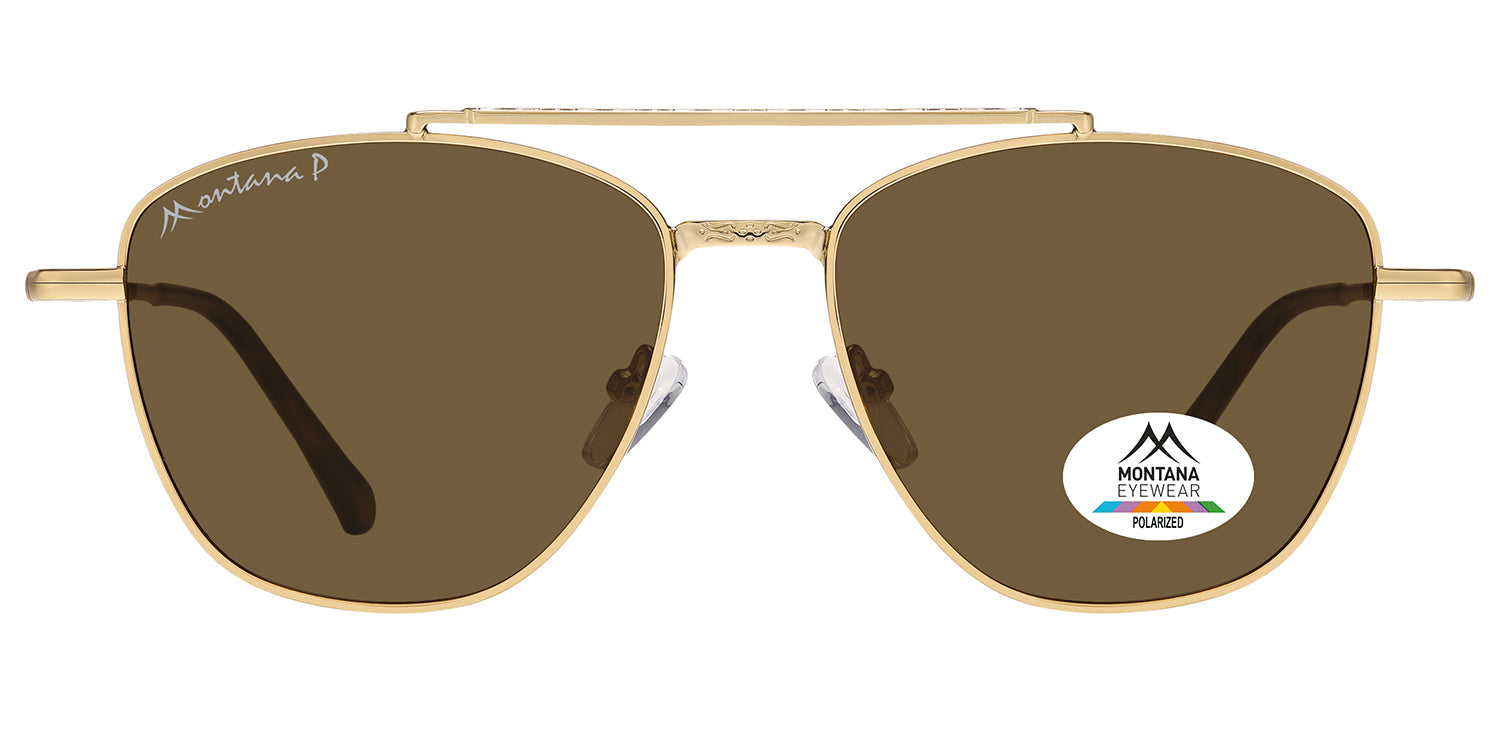 shiny gold - brown lenses