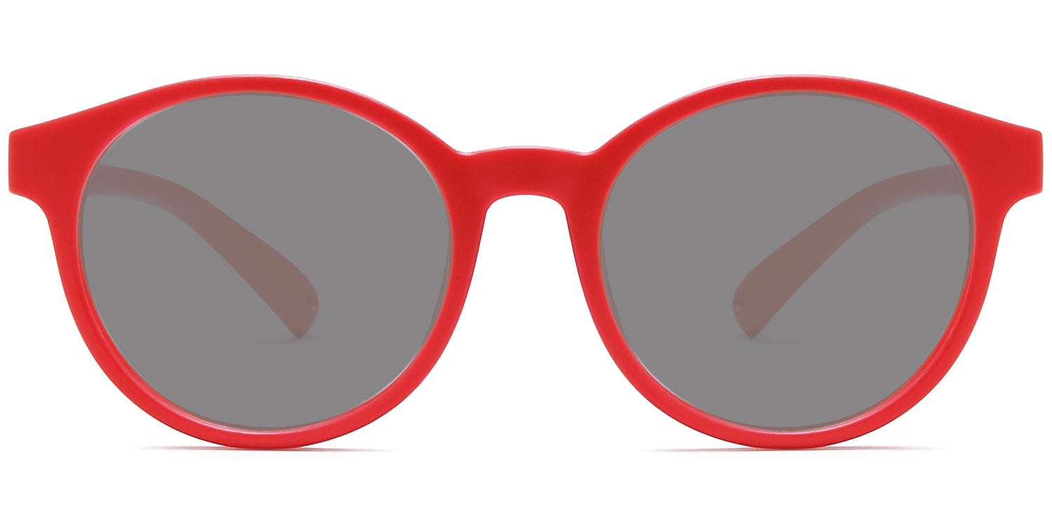 matt red - smoke lenses