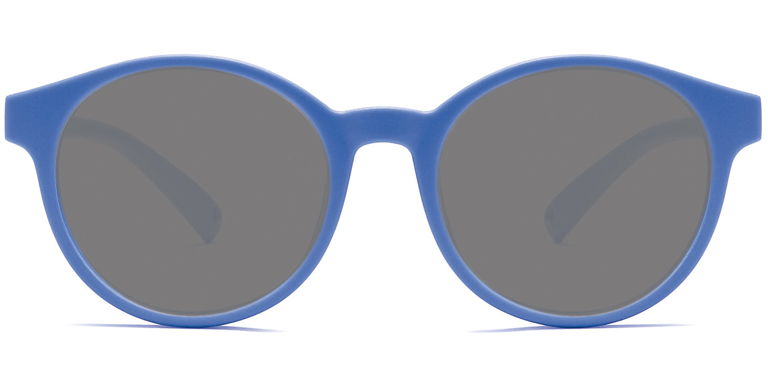 matt dark blue - smoke lenses